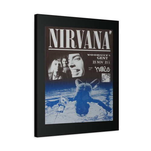 Nirvana Hole Belgium Concert Canvas Print Poster Nirvana Hole Belgium Concert Canvas Print Poster