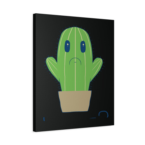 No Hugs For Cactus Canvas Print Poster