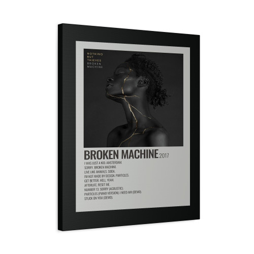 Nothing But Thieves Broken Machine A4 Album Songlist Canvas Print Poster