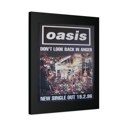 Oasis Don't Look Back In Anger Canvas Print Poster