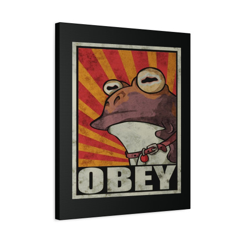Obey The Hypnotoad Canvas Print Poster