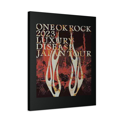 One Ok Rock 2023 Luxury Disease Japan Tour Canvas Print Poster