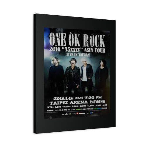 One Ok Rock Asia Tour Poster 1 Canvas Print Poster
