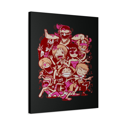 One Piece Squad Anime Canvas Print Poster