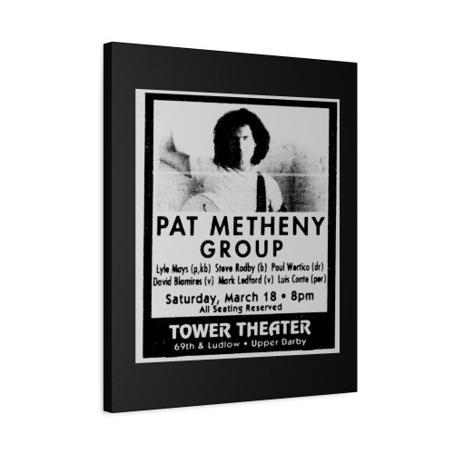Pat Metheny Group Concert Photos Canvas Print Poster