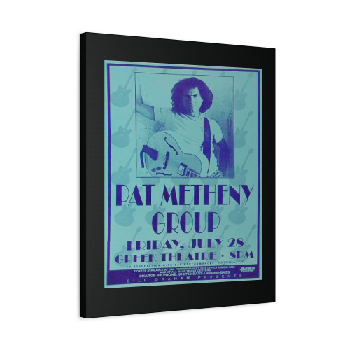 Pat Metheny Group Vintage Concert Canvas Print Poster