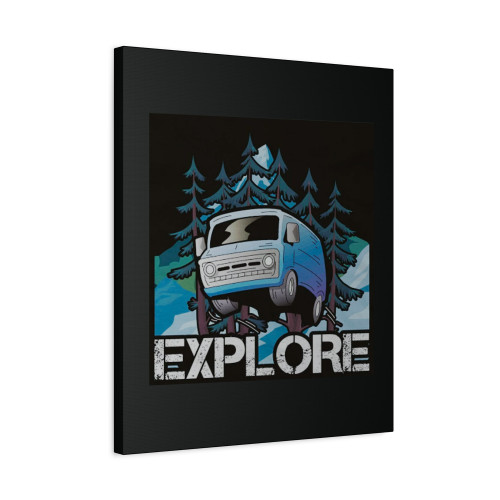 Explore Camping Outdoor Travel Canvas Print Poster