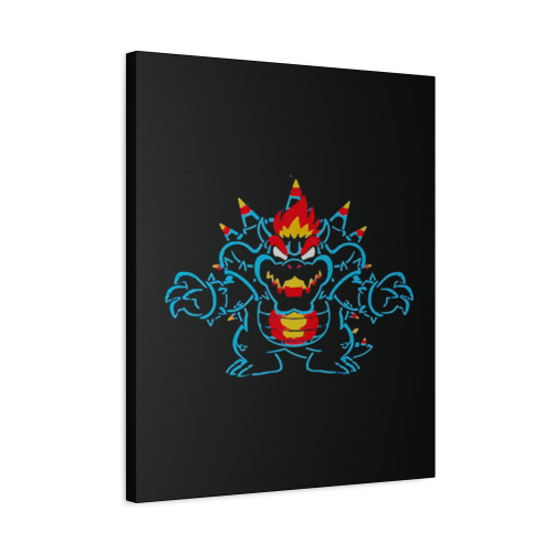 Fandom Fury Bowser Canvas Print Poster