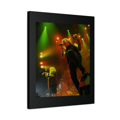 Fear Factory Band On Stage Canvas Print Poster