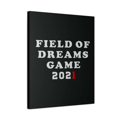 Field Of Dreams 2021 White Red Canvas Print Poster