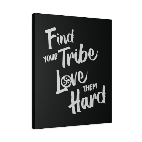 Find Your Tribe Bdsm Triskelion Canvas Print Poster