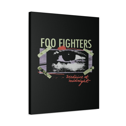 Foo Fighters Medicine At Midnight Eye Tape Rock Band Canvas Print Poster