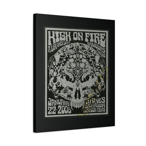 Forbes High On Fire 2008 Tx Silkscreen Concert Poster Canvas Print Poster