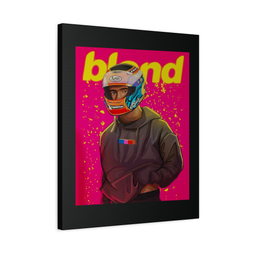 Frank Ocean Blond Boys Don T Cry Helmet Canvas Print Poster