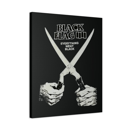 Black Flag Punk Rock Band Canvas Print Poster