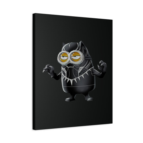 Black Panther Minion Canvas Print Poster Black Panther Minion Canvas Print Poster