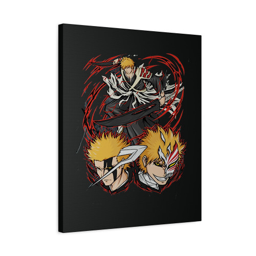Bleach Vasto Lorde Form Kurosaki Ichigo Bankai Canvas Print Poster