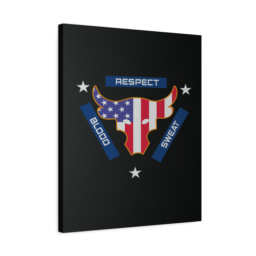 Blood Sweat Respect Canvas Print Poster