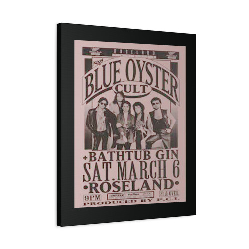 Blue Oyster Cult Bathup Gin Roseland Canvas Print Poster