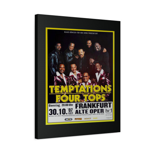 Bob Dylan And His Band Live On Stage Frankfurt 2007 Canvas Print Poster