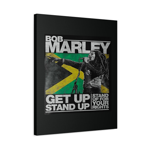 Bob Marley Get Up Stand Up Canvas Print Poster