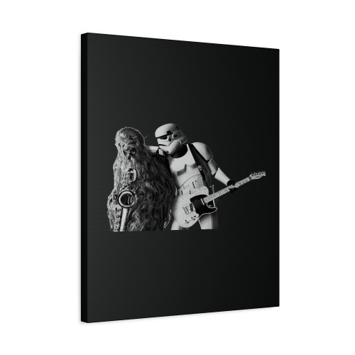 Born To Run Star Wars Style Canvas Print Poster