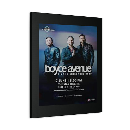 Boyce Avenue Live In Singapore 2018 Concert Tour Canvas Print Poster Boyce Avenue Live In Singapore 2018 Concert Tour Canvas Print Poster