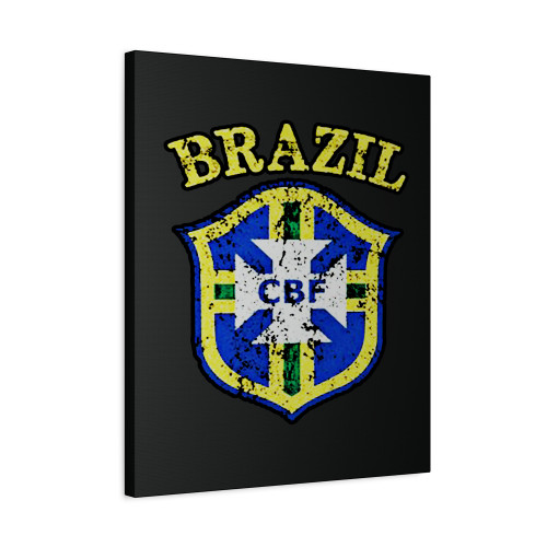 Brazil Soccer Team Fifa World Cup 2018 Canvas Print Poster