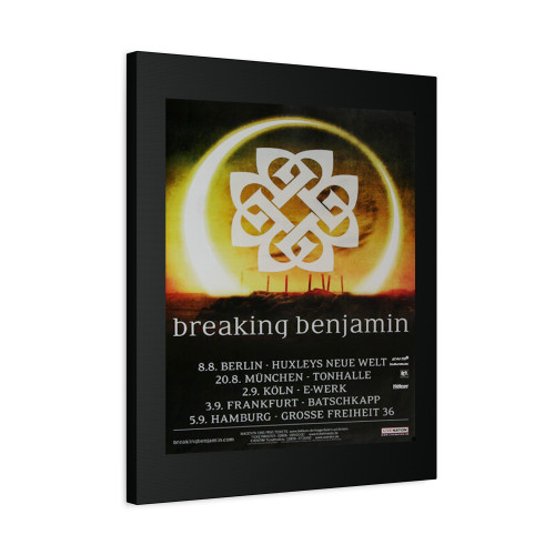 Breaking Benjamin Dark Before Dawn Tour 2017 Canvas Print Poster