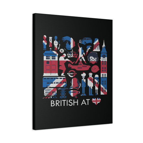 British Art At Heart Canvas Print Poster