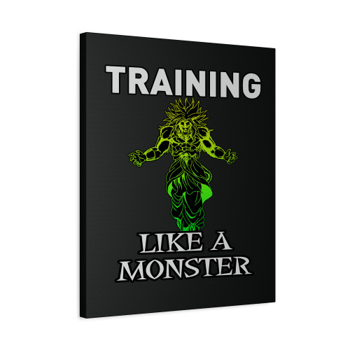 Broly Training Like A Monster Canvas Print Poster
