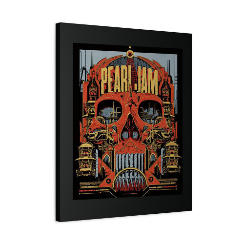 Pearl Jam Concert 3 Canvas Print Poster