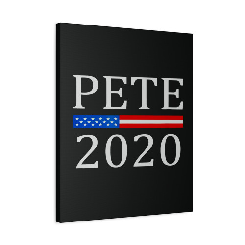 Pete Buttigieg Us Democratic President Election Canvas Print Poster