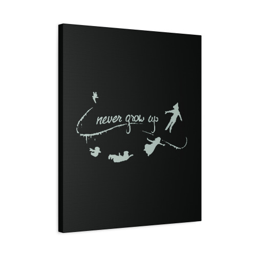 Peter Pan Never Grow Up A Canvas Print Poster Peter Pan Never Grow Up A Canvas Print Poster