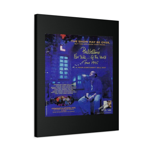 Phil Collins Tournees Both Sides Tour 1994 1995 Canvas Print Poster