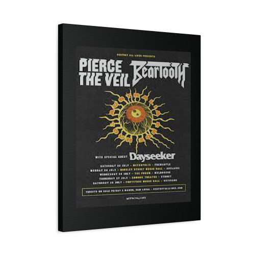 Pierce The Veil Beartooth Canvas Print Poster