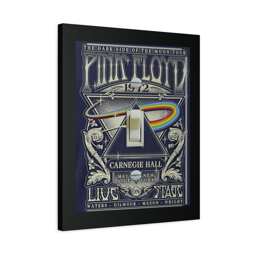 Pink Floyd 1972 Carnegie Hall Vintage Concert 2 Canvas Print Poster
