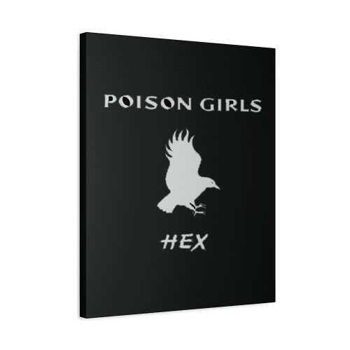 Poison Girls Hex Art Love Logo Canvas Print Poster