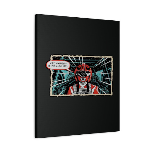Power Ranggera Red Ranger Standing Canvas Print Poster Power Ranggera Red Ranger Standing Canvas Print Poster