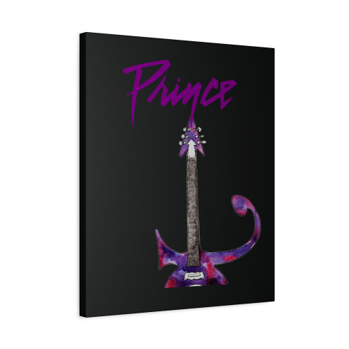 Prince Symbol Guitar Canvas Print Poster