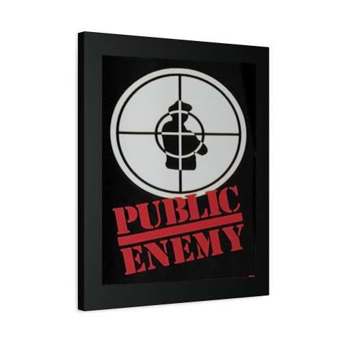 Public Enemy Logo Canvas Print Poster