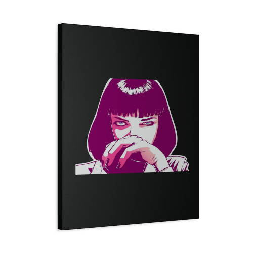 Pulp Fiction Mia Wallace Quentin Tarantino Drug Vintage Canvas Print Poster Pulp Fiction Mia Wallace Quentin Tarantino Drug Vintage Canvas Print Poster