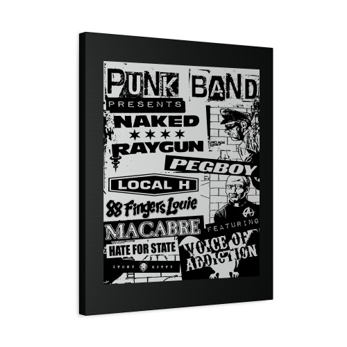 Punk Band Canvas Print Poster Punk Band Canvas Print Poster