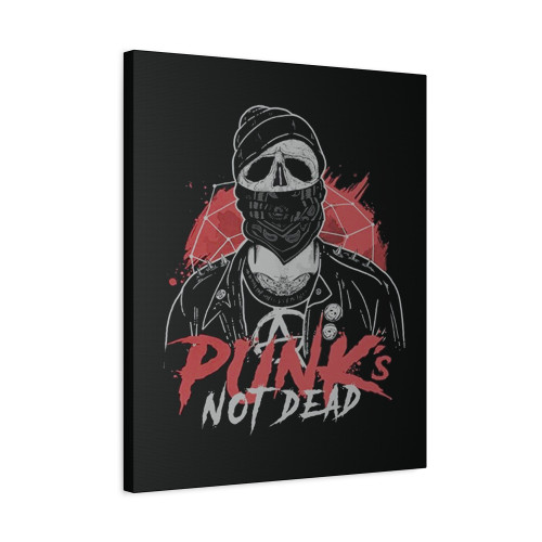 Punk's Not Dead Anarchy Canvas Print Poster