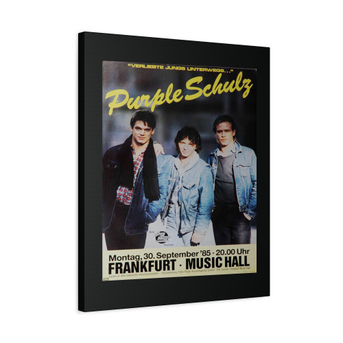 Purple Schulz Frankfurt 1985 Canvas Print Poster Purple Schulz Frankfurt 1985 Canvas Print Poster