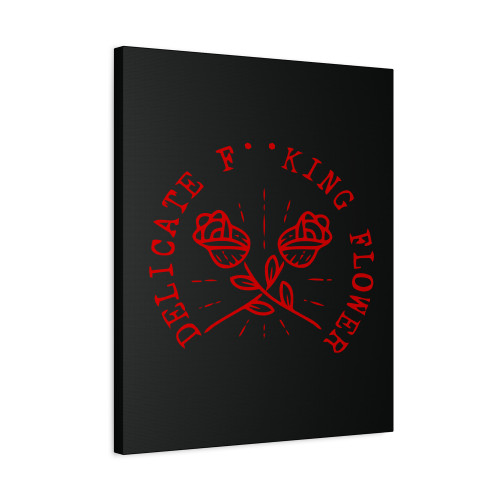 Fuc Delicate Flower Canvas Print Poster