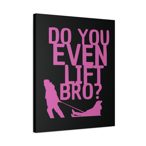 Funny Do You Even Lift Bro Ski Gift Canvas Print Poster