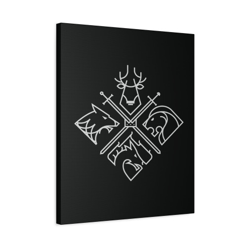 Game Of Thrones The Winter Is Coming Canvas Print Poster