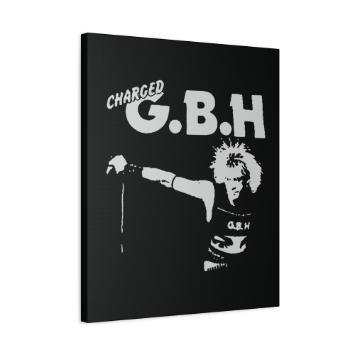 Gbh Street Punk Band Canvas Print Poster