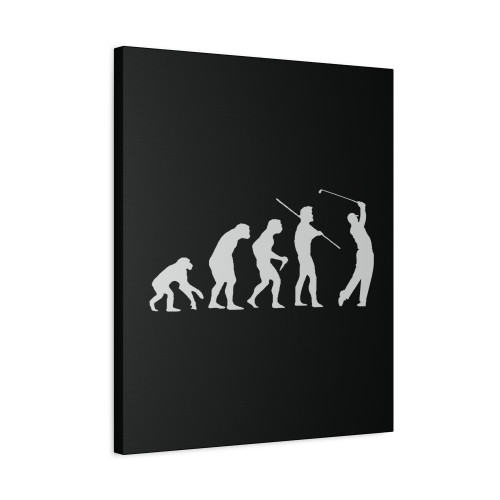 Golf Evolution Golfer For Golf Lover Canvas Print Poster